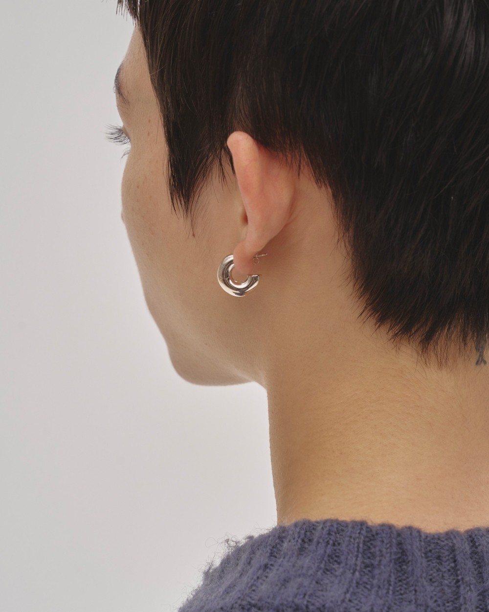 Mini Hoop Pierce (Silver925)