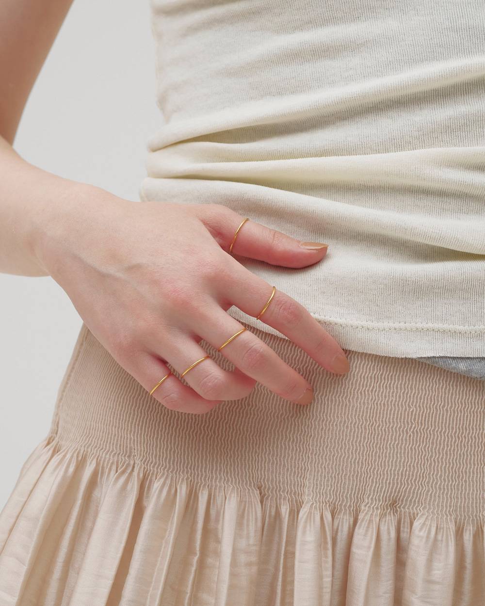 Thin Ring 5 Set (Silver 925)