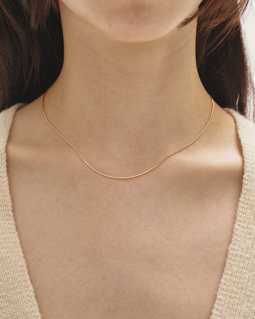 Thin Necklace (Silver925)