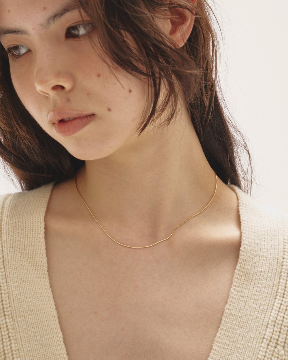 Thin Necklace (Silver925)