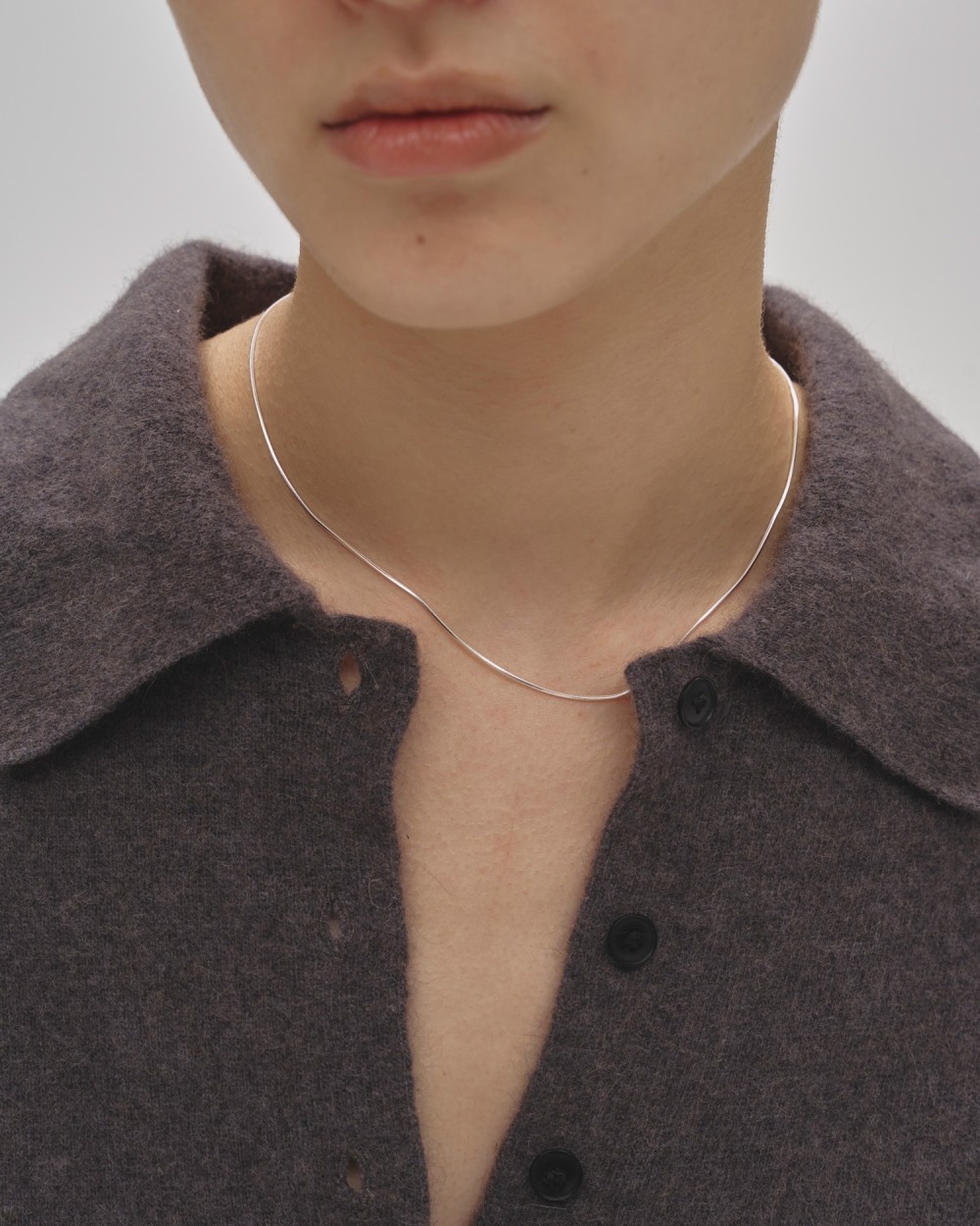 Thin Necklace (Silver925)