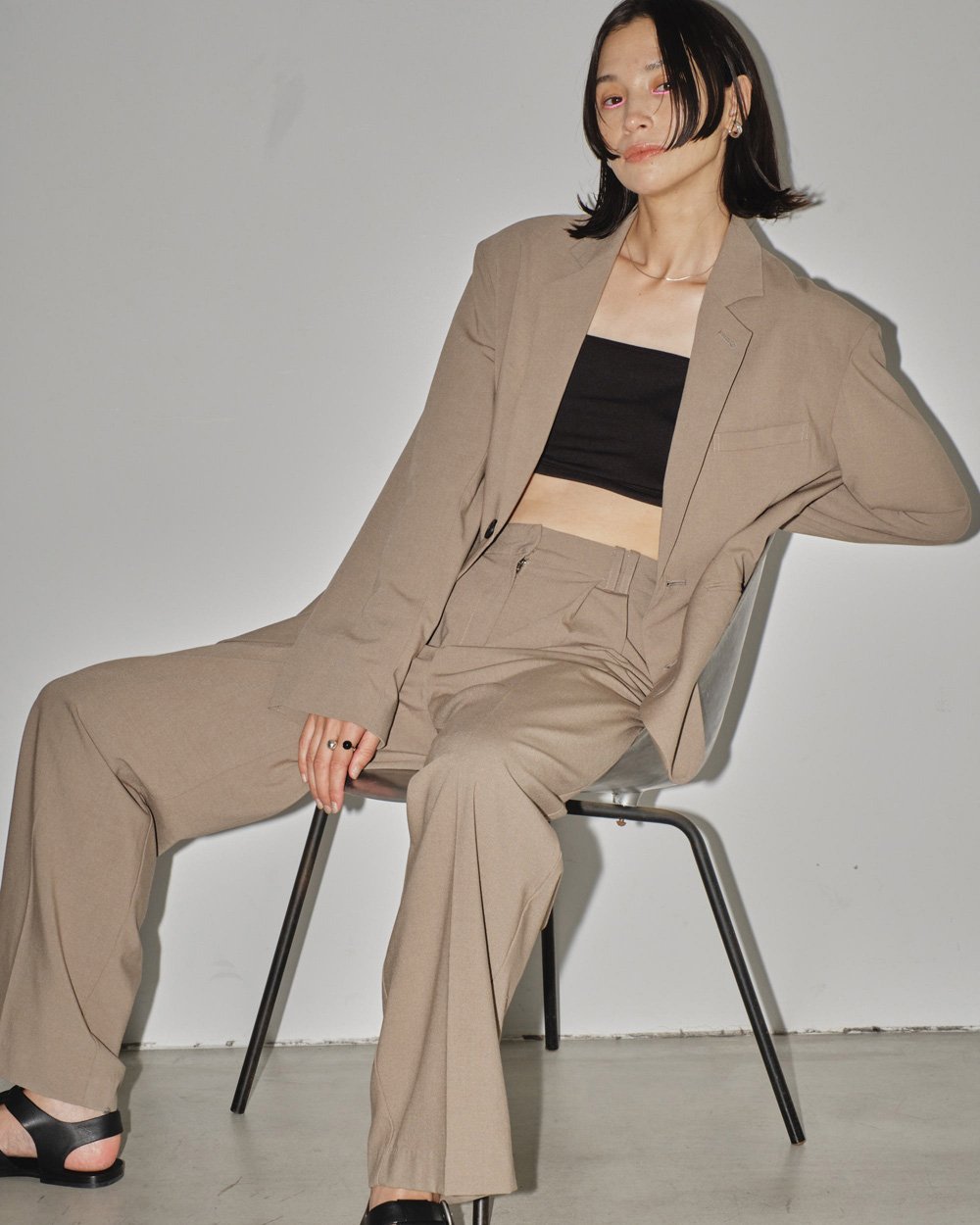 Cupin Flatseam Bratop 12410602,Cupin Flatseam Bratop,カップインフラットシームブラトップ,カットソー,ブラトップ,定番商品,フラットシーム,インナー,下着,カップインブラ,ライフズ,todayful,トゥデイフル,lifes,吉田怜香