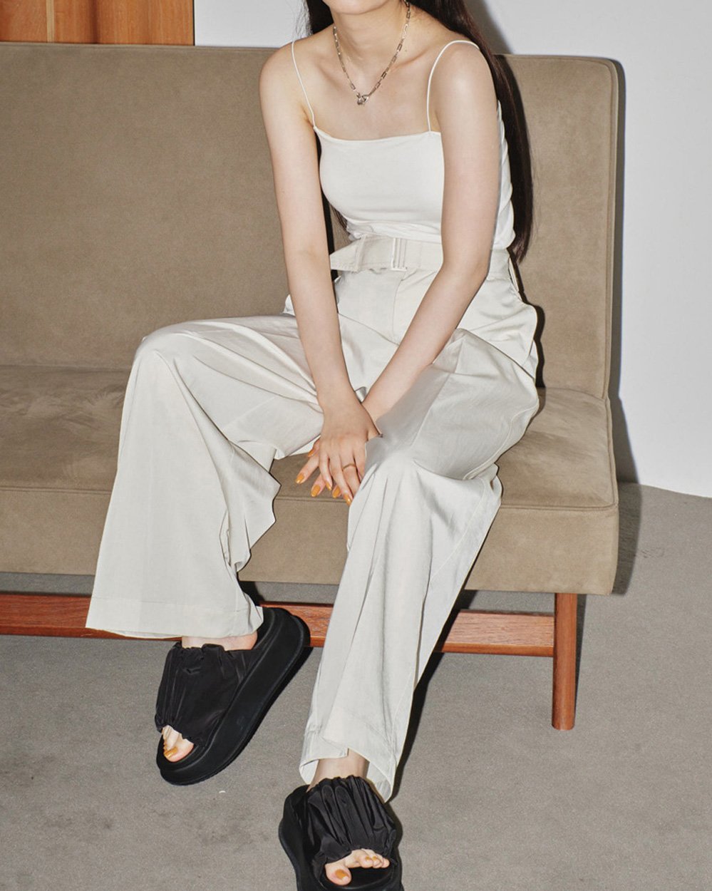 Cupin Flatseam Camisole 12410616,Cupin Flatseam Camisole,カップインフラットシームキャミソール,カットソー,キャミソール,カップインキャミ,定番商品,フラットシーム,インナー,下着,ライフズ,todayful,トゥデイフル,lifes,吉田怜香