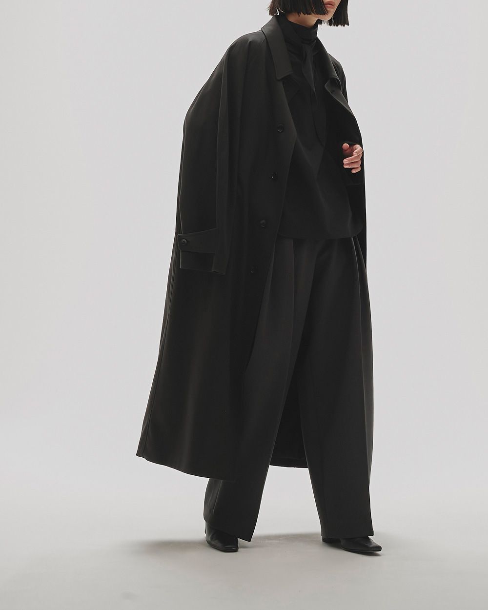 Bonding Wide Trousers Bonding Wide Trousers,ボンディングワイドパンツ,12420710,パンツ,ボトムス,トラウザーズ,ボンディングパンツ,ワイドパンツ,todayful,トゥデイフル,lifes,ライフズ,25aw,吉田怜香