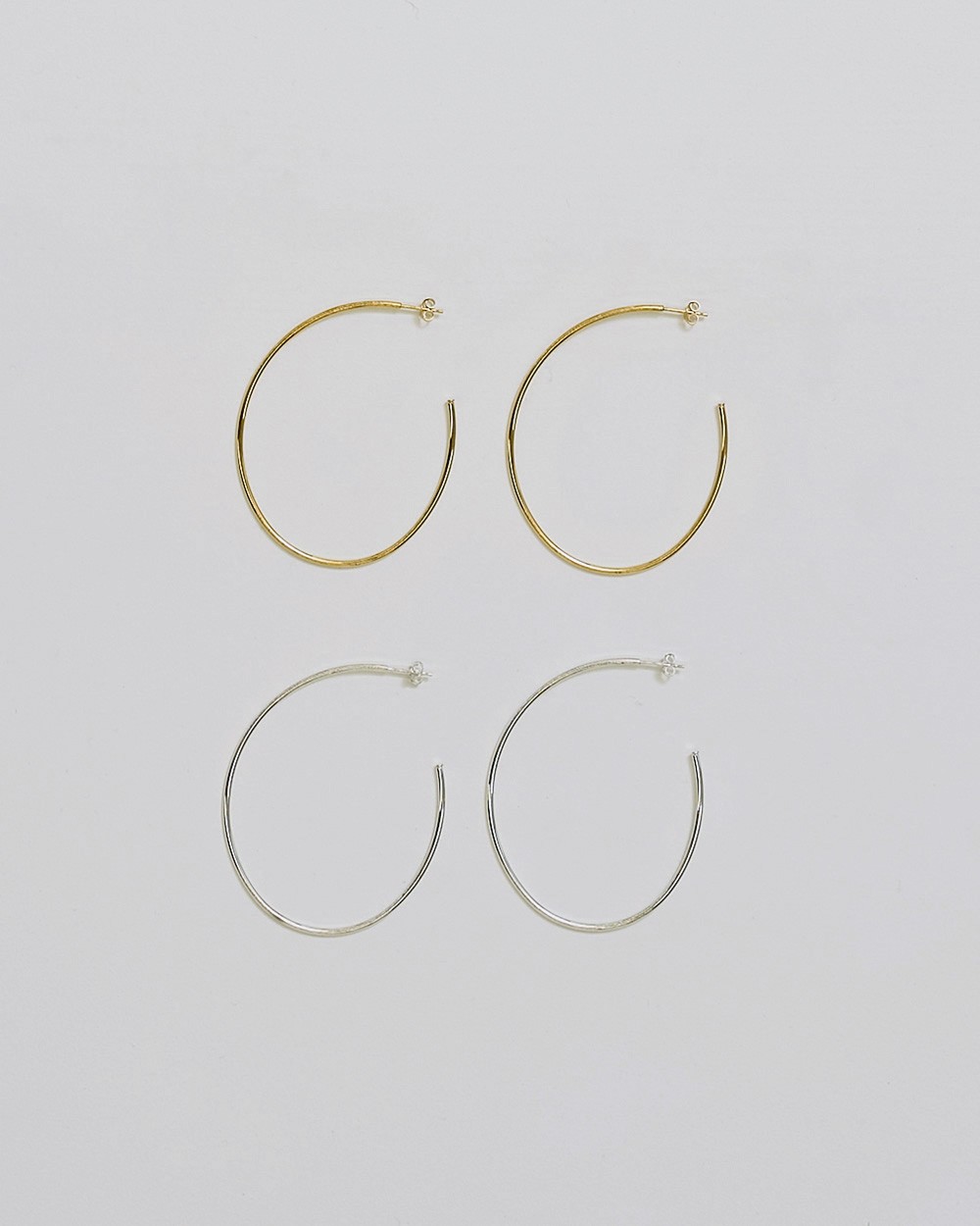 Oval Hoop Pierce (Silver925)