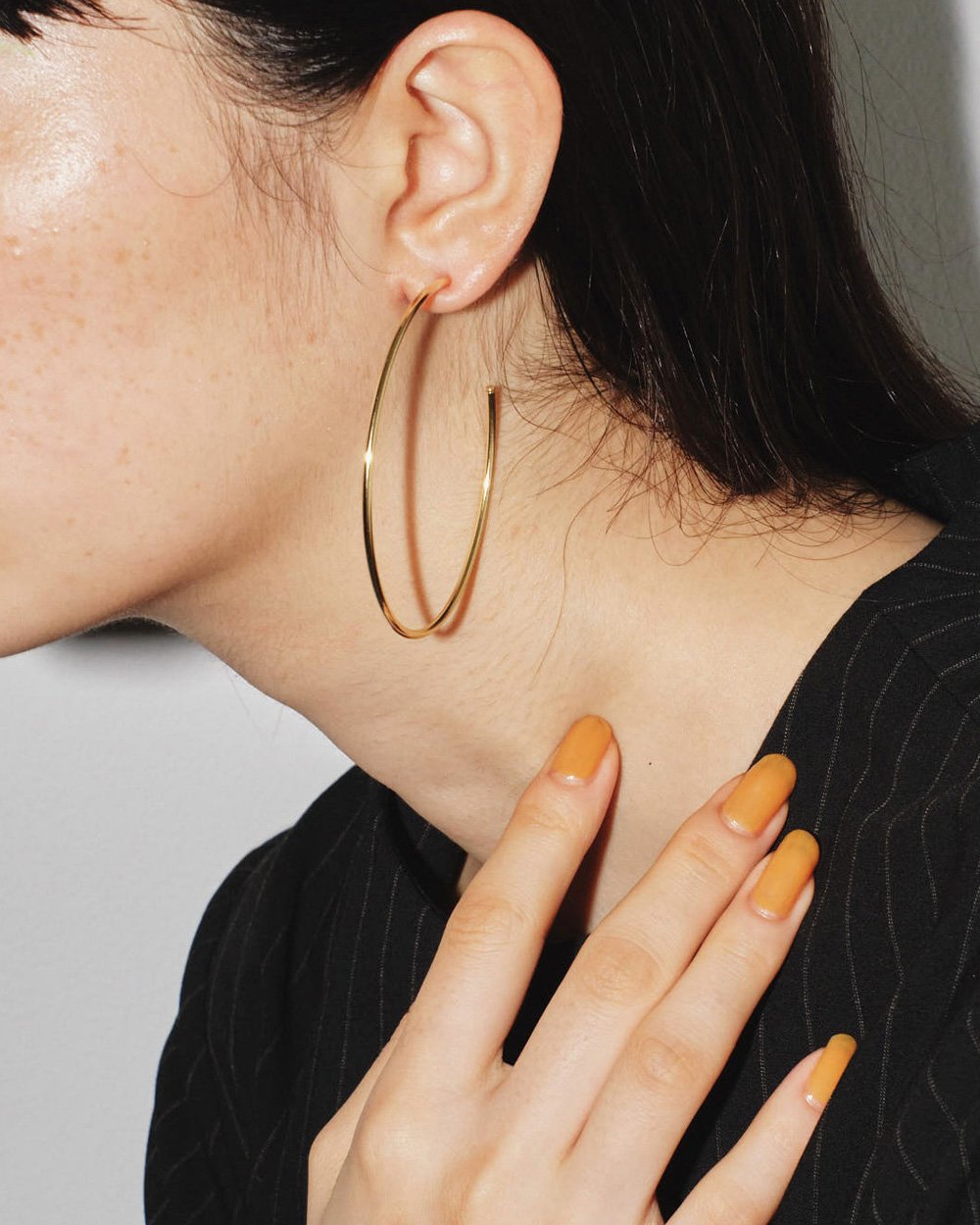 Oval Hoop Pierce (Silver925)