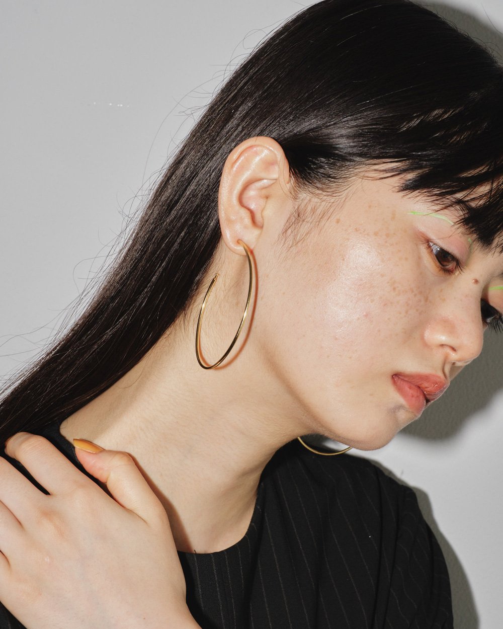 Oval Hoop Pierce (Silver925)