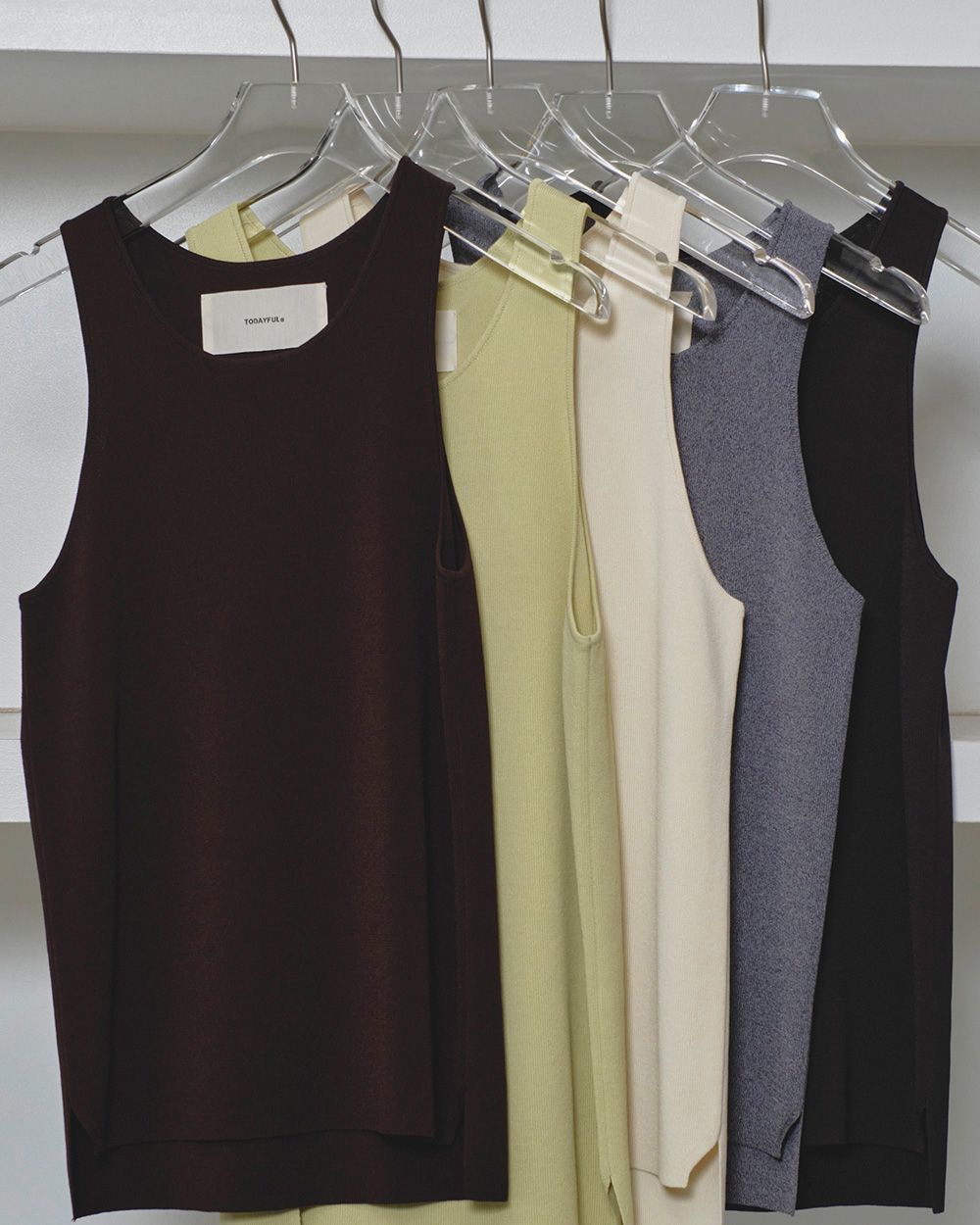 Highgauge Knit Tanktop Highgauge Knit Tanktop,ハイゲージニットタンクトップ,12510511,毎年人気のタンクトップ,定番タンクトップ,ニットタンク,ニットタンクトップ,タンクトップ,ニット,ハイゲージ,ハイゲージニット,todayful,トゥデイフル,lifes,ライフズ,25ss