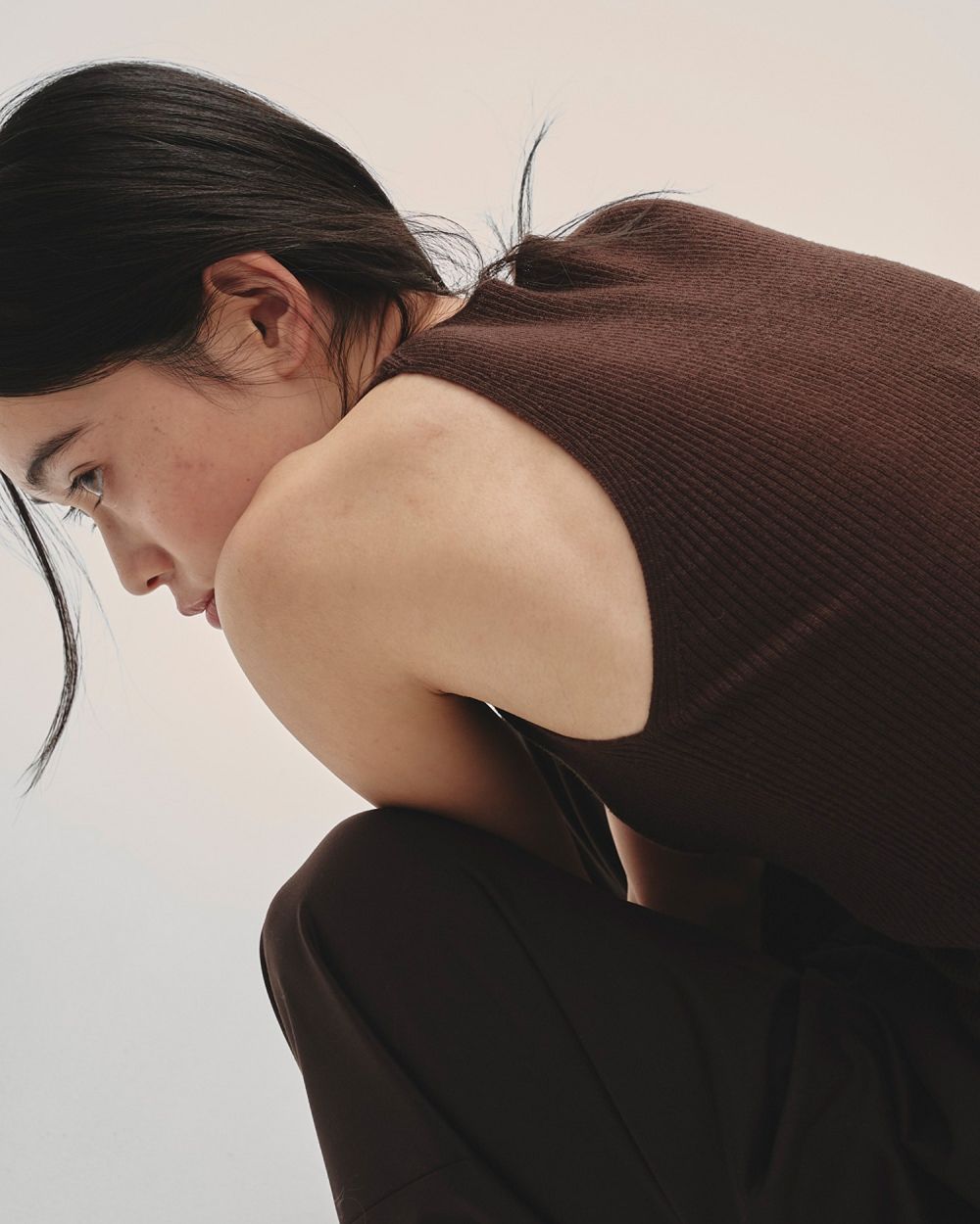 Merinowool 100% Tanktop Merinowool 100% Tanktop,メリノウール100%タンクトップ,12520517,タンクトップ,タンク,カットソー,ニットタンク,メリノウール,ウールタンク,todayful,トゥデイフル,lifes,ライフズ,25ss,吉田怜香