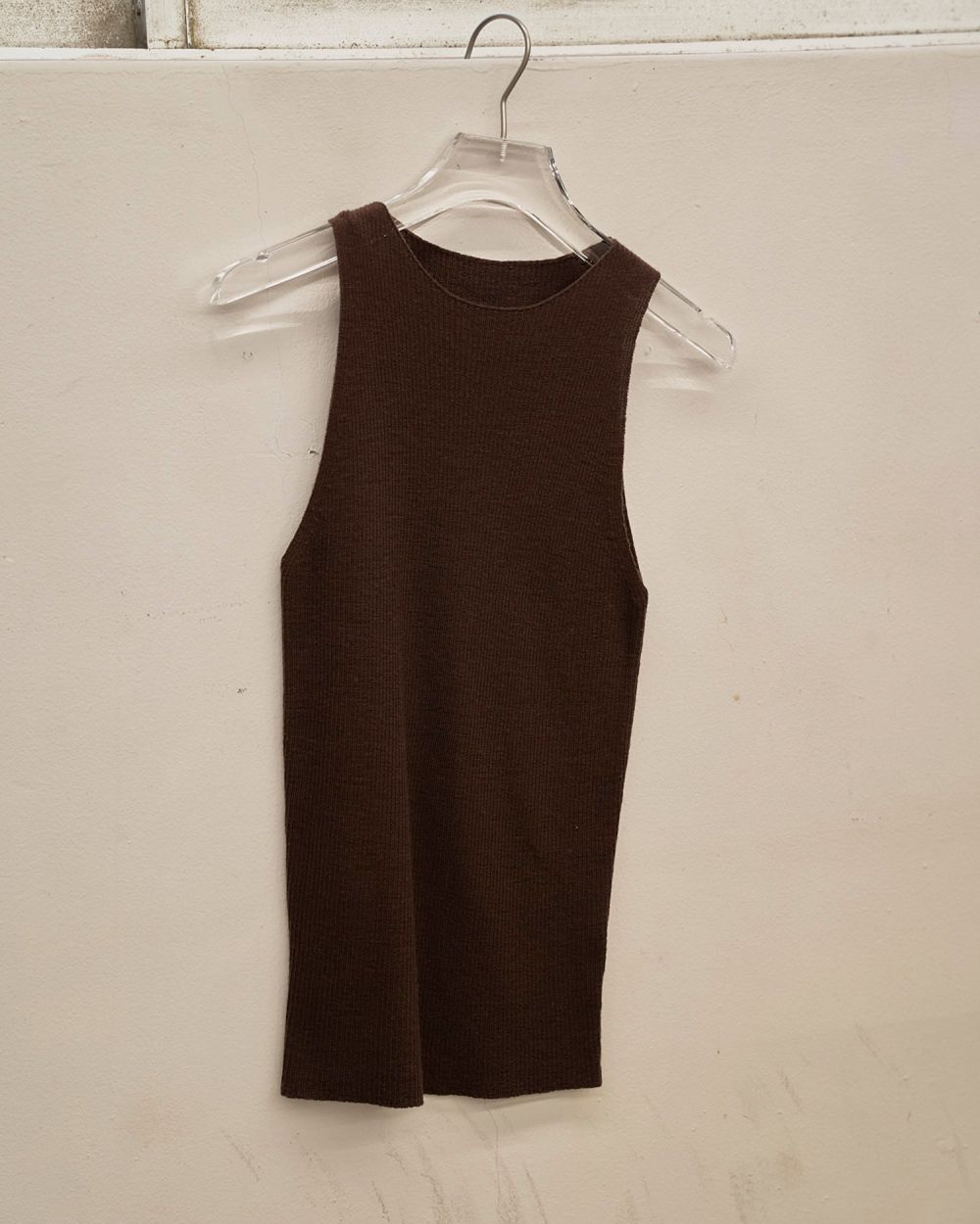 Merinowool 100% Tanktop Merinowool 100% Tanktop,メリノウール100%タンクトップ,12520517,タンクトップ,タンク,カットソー,ニットタンク,メリノウール,ウールタンク,todayful,トゥデイフル,lifes,ライフズ,25ss,吉田怜香
