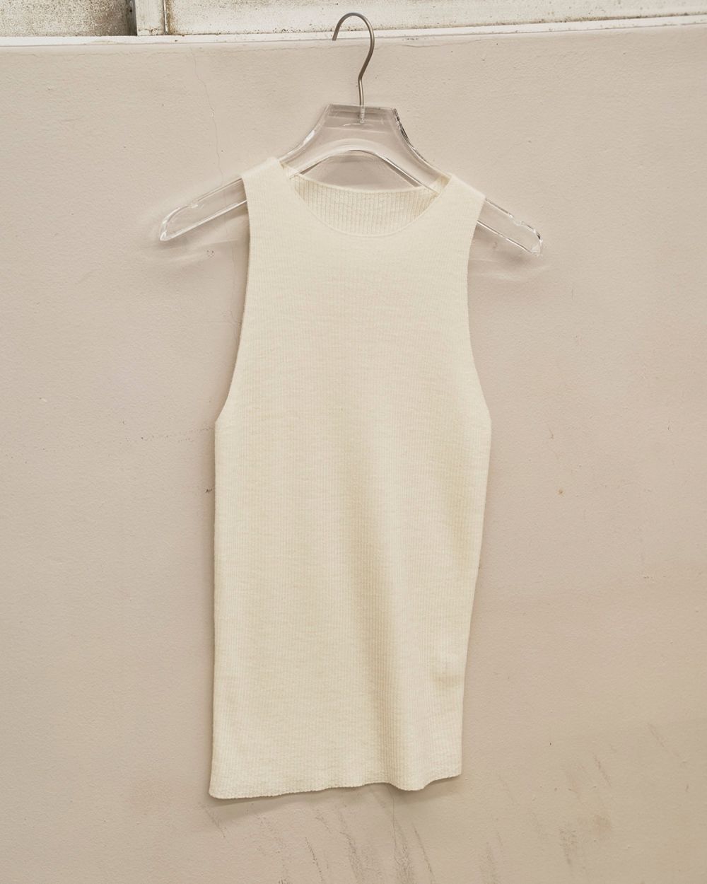 Merinowool 100% Tanktop Merinowool 100% Tanktop,メリノウール100%タンクトップ,12520517,タンクトップ,タンク,カットソー,ニットタンク,メリノウール,ウールタンク,todayful,トゥデイフル,lifes,ライフズ,25ss,吉田怜香