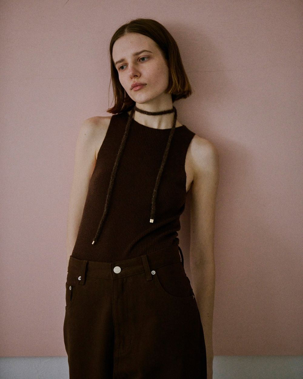 Merinowool 100% Tanktop Merinowool 100% Tanktop,メリノウール100%タンクトップ,12520517,タンクトップ,タンク,カットソー,ニットタンク,メリノウール,ウールタンク,todayful,トゥデイフル,lifes,ライフズ,25ss,吉田怜香