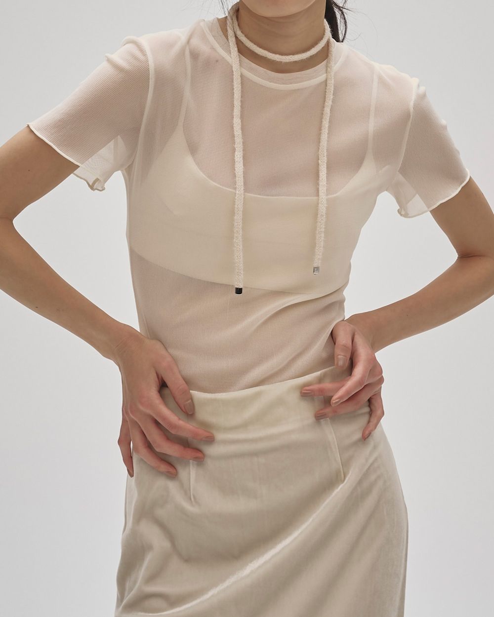 Soft Mesh T-shirts Soft Mesh T-shirts,ソフトメッシュTシャツ,12510619,ソフトメッシュ,Tシャツ,メッシュT,メッシュTシャツ,メッシュ,todayful,トゥデイフル,lifes,ライフズ,25ss,吉田怜香