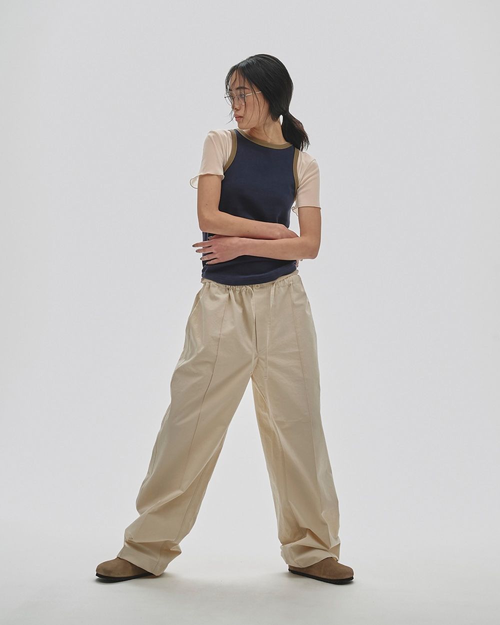 Cotton Easy Pants Cotton Easy Pants,コットンイージーパンツ,12510716,コットンパンツ,ボトムス,トラウザーズ,パンツ,イージーパンツ,ラフパンツ,todayful,トゥデイフル,lifes,ライフズ,25ss,吉田怜香