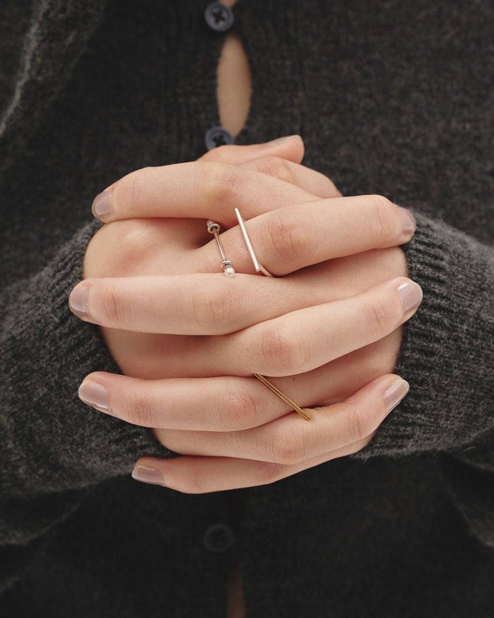 Skinny Pearl Ring Skinny Pearl Ring,スキニーパールリング,12520908,パールリング,リング,指輪,ジュエリー,アクセサリー,パールアクセ,todayful,トゥデイフル,lifes,ライフズ,25ss,吉田怜香