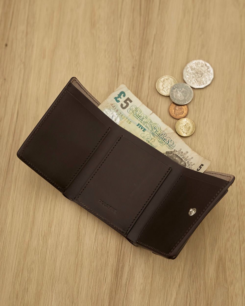 Leather Compact Wallet Leather Compact Wallet,レザーコンパクトウォレット,12511009,財布,ウォレット,レザー,レザー小物,春物,新作商品,todayful,トゥデイフル,lifes,ライフズ,25ss
