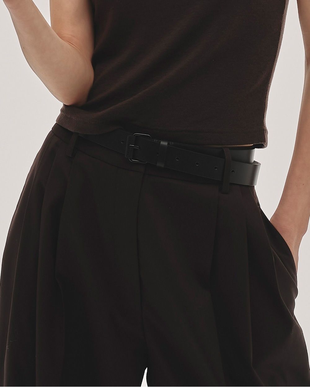 Cow Leather Belt Cow Leather Belt,カウレザーベルト,12511020,ベルト,カウレザー,レザーベルト,todayful,トゥデイフル,lifes,ライフズ,25ss,吉田怜香