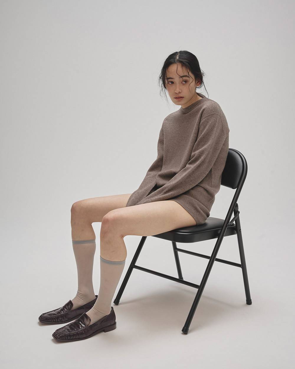 Squaretoe Gather Loafers Squaretoe Gather Loafers,スクエアトゥギャザーローファー,12521007,スクエアトゥローファー,ローファー,ギャザーローファー,靴,シューズ,フラットシューズ,レザーシューズ,レザーローファー,todayful,トゥデイフル,lifes,ライフズ,25aw,吉田怜香