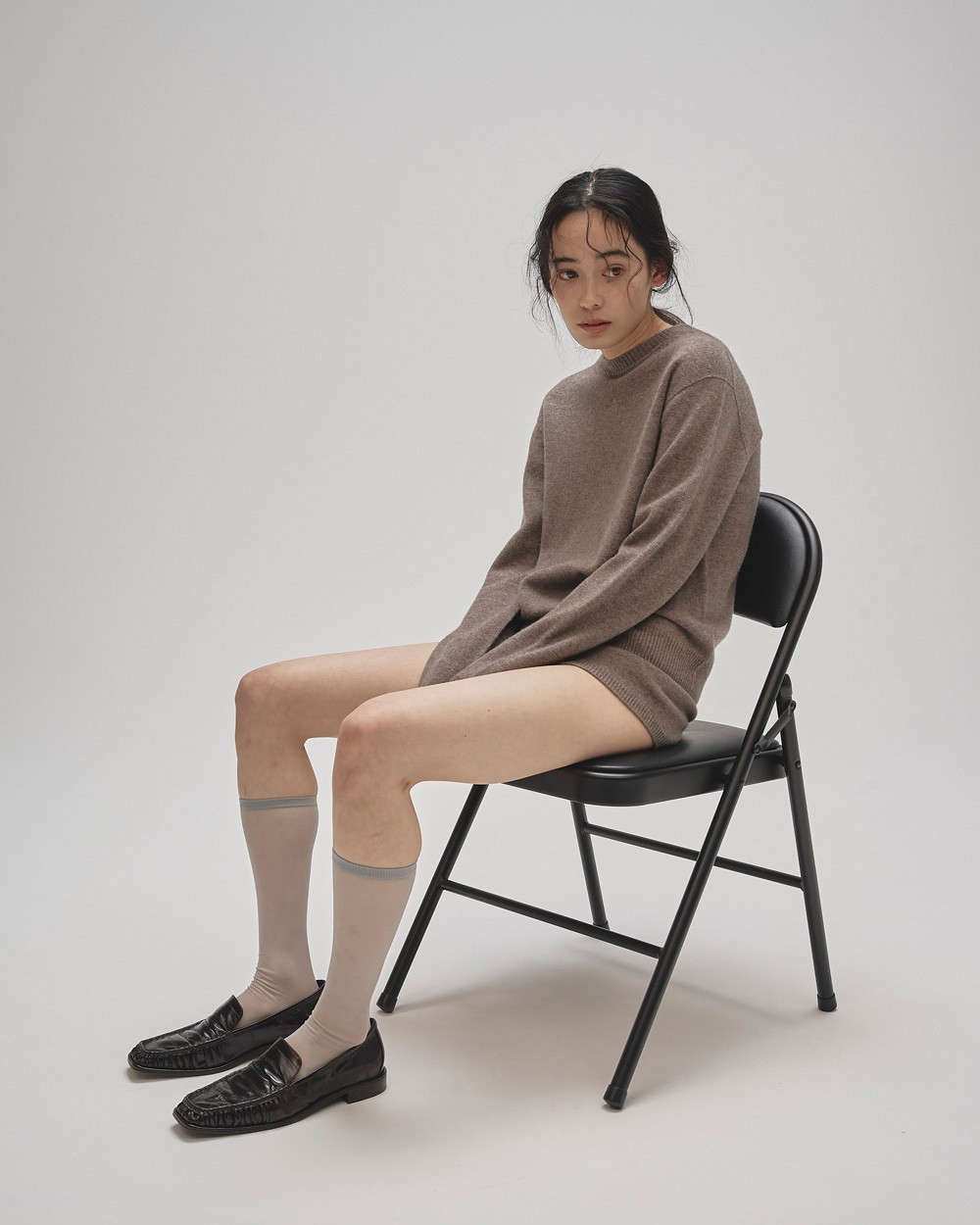 Squaretoe Gather Loafers Squaretoe Gather Loafers,スクエアトゥギャザーローファー,12521007,スクエアトゥローファー,ローファー,ギャザーローファー,靴,シューズ,フラットシューズ,レザーシューズ,レザーローファー,todayful,トゥデイフル,lifes,ライフズ,25aw,吉田怜香