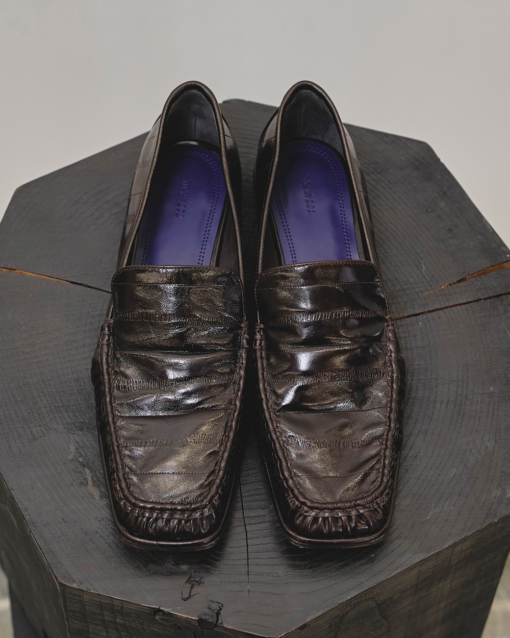 Squaretoe Gather Loafers Squaretoe Gather Loafers,スクエアトゥギャザーローファー,12521007,スクエアトゥローファー,ローファー,ギャザーローファー,靴,シューズ,フラットシューズ,レザーシューズ,レザーローファー,todayful,トゥデイフル,lifes,ライフズ,25aw,吉田怜香