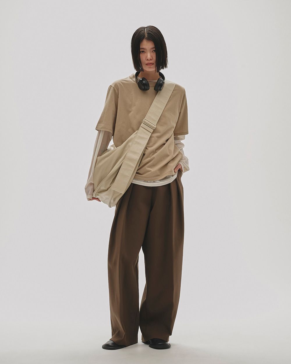 Ecoleather Shoulder Bag Ecoleather Shoulder Bag,エコレザーショルダーバック,12521019,todayful,ショルダーバック,レザーショルダーバッグ,エコレザーバッグ,ヴィーガンレザーバッグ,バッグ,鞄,レザーバッグ,トゥデイフル,lifes,ライフズ,25ss,吉田怜香