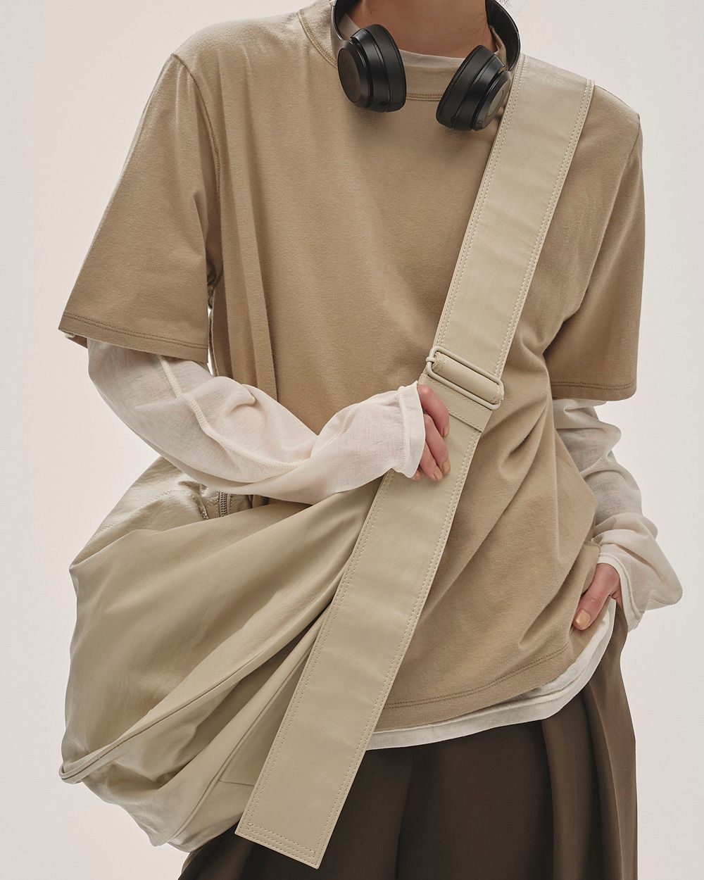 Ecoleather Shoulder Bag Ecoleather Shoulder Bag,エコレザーショルダーバック,12521019,todayful,ショルダーバック,レザーショルダーバッグ,エコレザーバッグ,ヴィーガンレザーバッグ,バッグ,鞄,レザーバッグ,トゥデイフル,lifes,ライフズ,25ss,吉田怜香