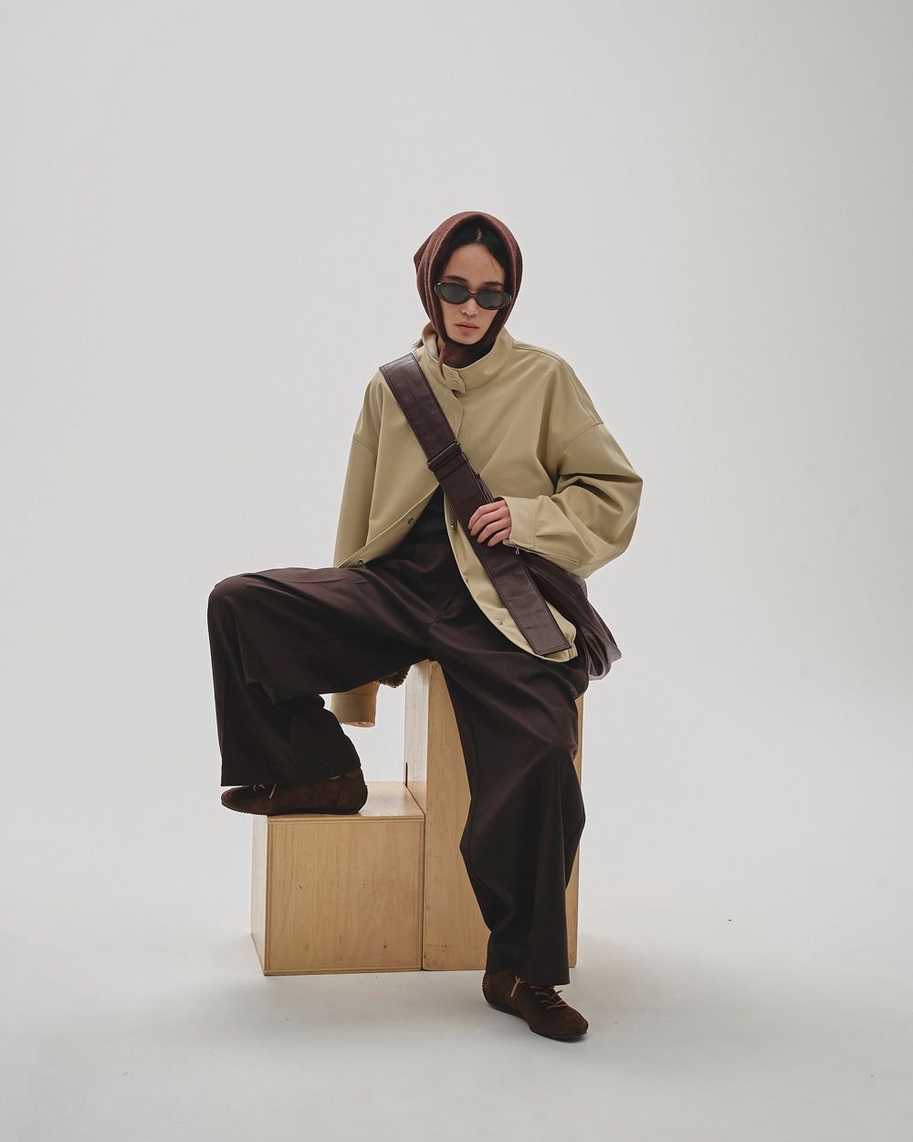 Ecoleather Shoulder Bag Ecoleather Shoulder Bag,エコレザーショルダーバック,12521019,todayful,ショルダーバック,レザーショルダーバッグ,エコレザーバッグ,ヴィーガンレザーバッグ,バッグ,鞄,レザーバッグ,トゥデイフル,lifes,ライフズ,25ss,吉田怜香