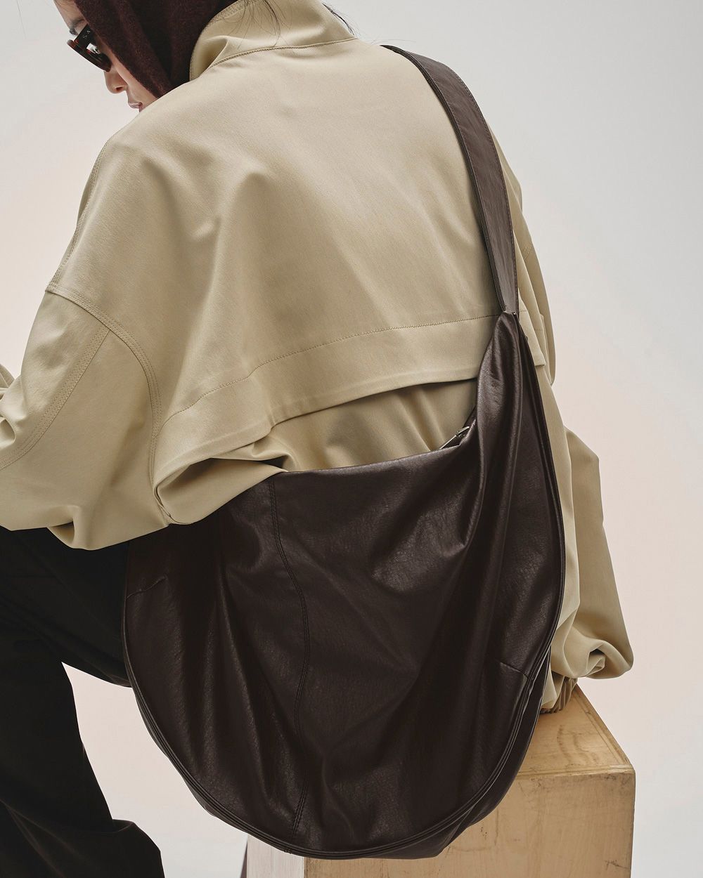 Ecoleather Shoulder Bag Ecoleather Shoulder Bag,エコレザーショルダーバック,12521019,todayful,ショルダーバック,レザーショルダーバッグ,エコレザーバッグ,ヴィーガンレザーバッグ,バッグ,鞄,レザーバッグ,トゥデイフル,lifes,ライフズ,25ss,吉田怜香