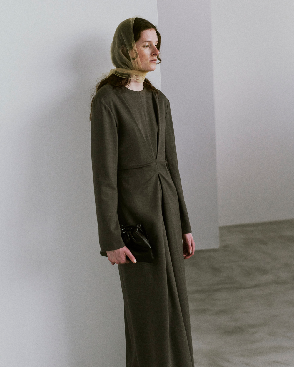 Drawstring Leather Bag Drawstring Leather Bag,ドロストリングレザーバック,12521027,バック,レザーバック,ドロストリングバック,todayful,トゥデイフル,lifes,吉田怜香,25aw,25winter