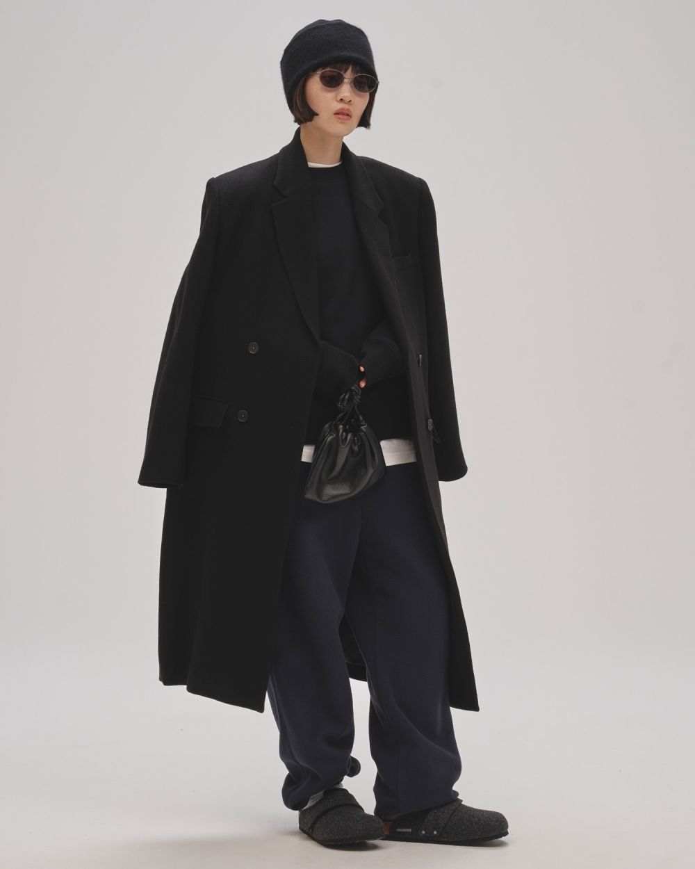 Drawstring Leather Bag Drawstring Leather Bag,ドロストリングレザーバック,12521027,バック,レザーバック,ドロストリングバック,todayful,トゥデイフル,lifes,吉田怜香,25aw,25winter