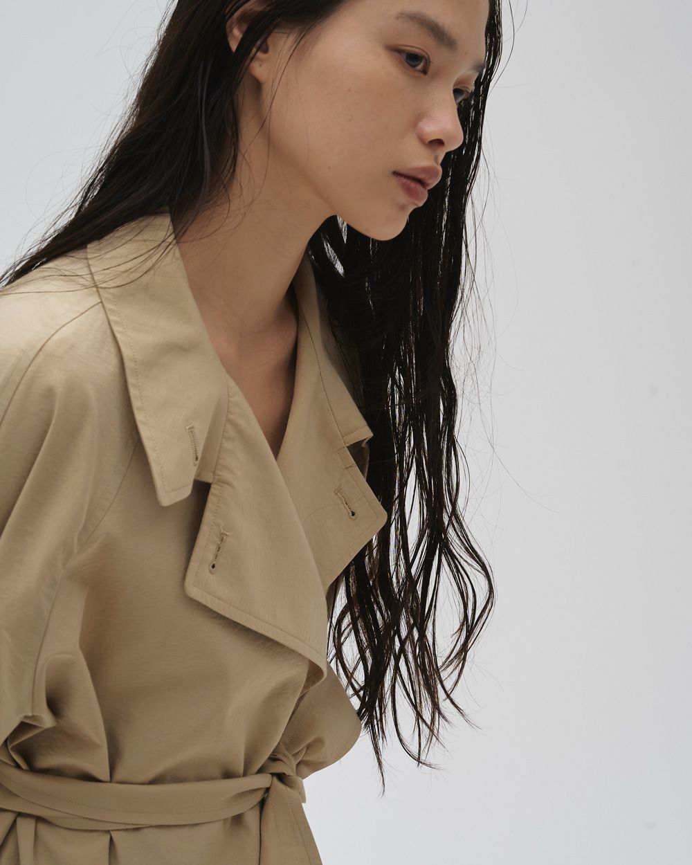 Spring Short Trench Spring Short Trench,スプリングショートトレンチ,12610001,ジャケット,ショートトレンチ,トレンチ,スプリングトレンチ,アウター,todayful,トゥデイフル,lifes,吉田怜香,26ss