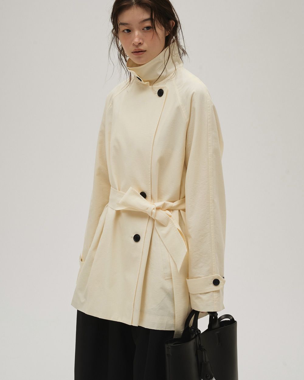 Spring Short Trench Spring Short Trench,スプリングショートトレンチ,12610001,ジャケット,ショートトレンチ,トレンチ,スプリングトレンチ,アウター,todayful,トゥデイフル,lifes,吉田怜香,26ss