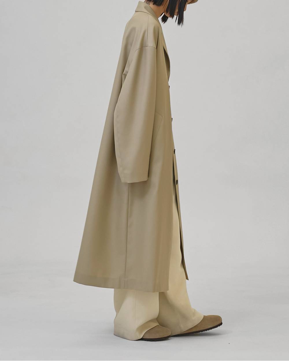 Wool100% Spring Coat Wool100% Spring Coat,ウール100%スプリングコート,12610003,コート,スプリングコート,ウールコート,ウール100%,アウター,todayful,トゥデイフル,lifes,吉田怜香,26ss