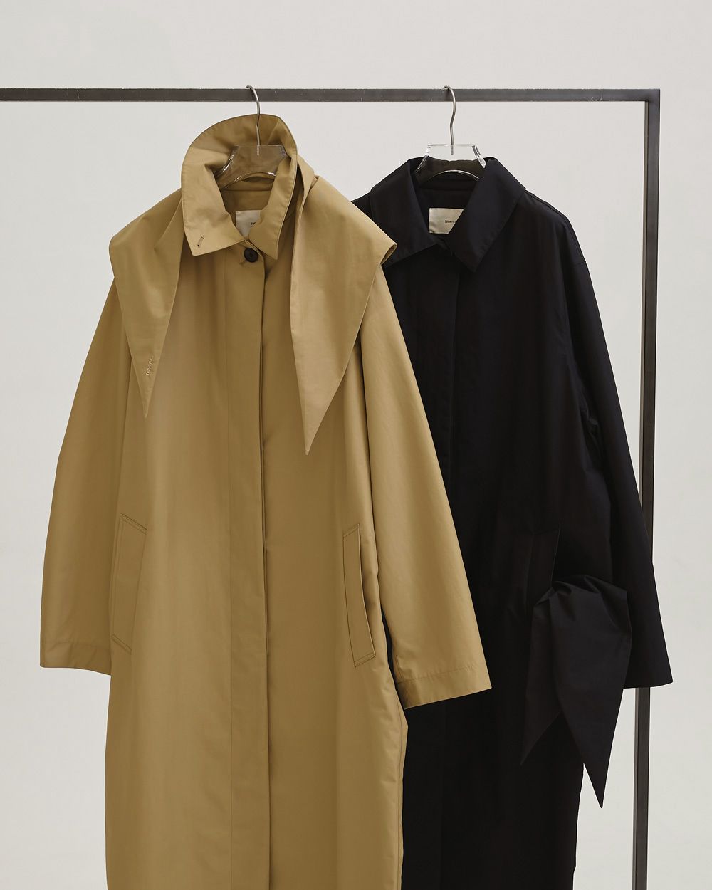 Soutiencollar Waterproof Coat Soutiencollar Waterproof Coat,ステンカラーウォータープルーフコート,12610004,ステンカラーコート,ウォータープルーフ,ウォータープルーフコート,レインコート,コート,アウター,スカーフ付きコート,todayful,トゥデイフル,lifes,吉田怜香,26ss