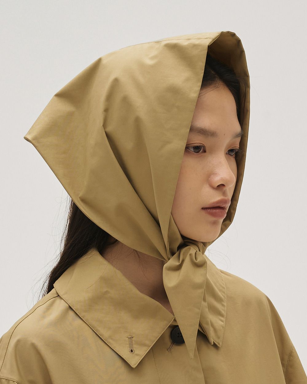 Soutiencollar Waterproof Coat Soutiencollar Waterproof Coat,ステンカラーウォータープルーフコート,12610004,ステンカラーコート,ウォータープルーフ,ウォータープルーフコート,レインコート,コート,アウター,スカーフ付きコート,todayful,トゥデイフル,lifes,吉田怜香,26ss