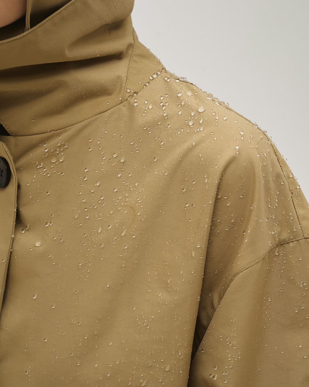 Soutiencollar Waterproof Coat Soutiencollar Waterproof Coat,ステンカラーウォータープルーフコート,12610004,ステンカラーコート,ウォータープルーフ,ウォータープルーフコート,レインコート,コート,アウター,スカーフ付きコート,todayful,トゥデイフル,lifes,吉田怜香,26ss