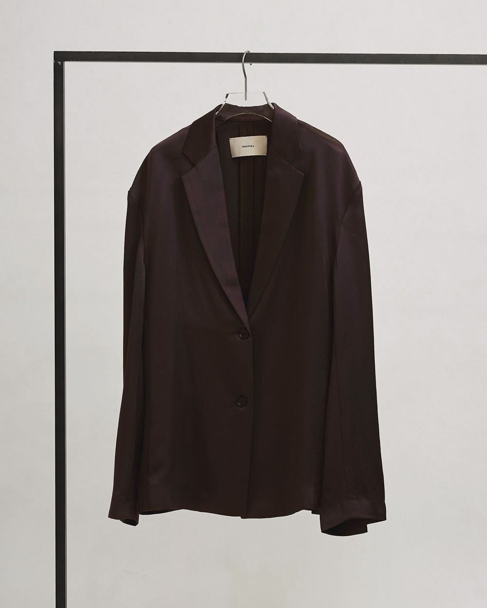 Satin Over Jacket Satin Over Jacket,サテンオーバージャケット,12610103,サテン,オーバージャケット,サテンジャケット,ジャケット,アウター,todayful,トゥデイフル,lifes,吉田怜香,26ss