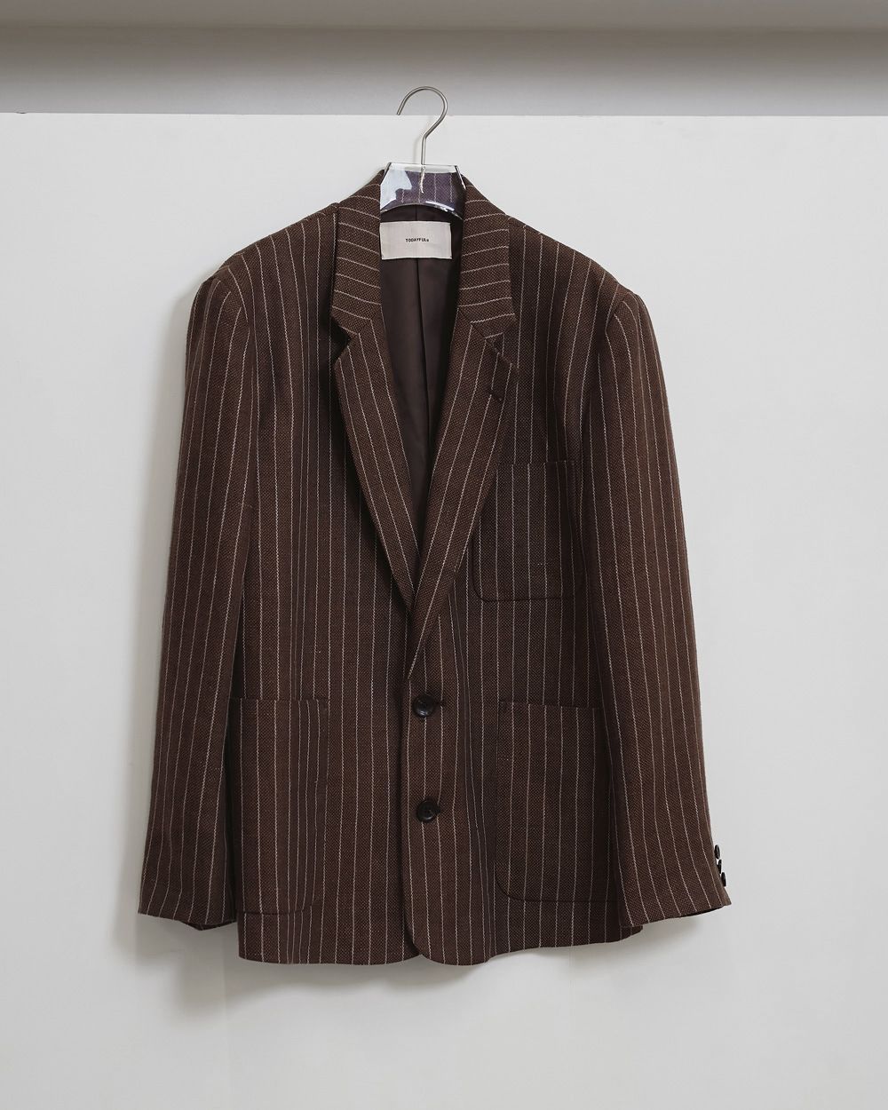 Boyfriend Stripe Linen Jacket Boyfriend Stripe Linen Jacket,ボーイフレンドストライプジャケット,12610108,ボーイフレンドジャケット,ストライプジャケット,ジャケット,アウター,todayful,トゥデイフル,lifes,吉田怜香,26ss