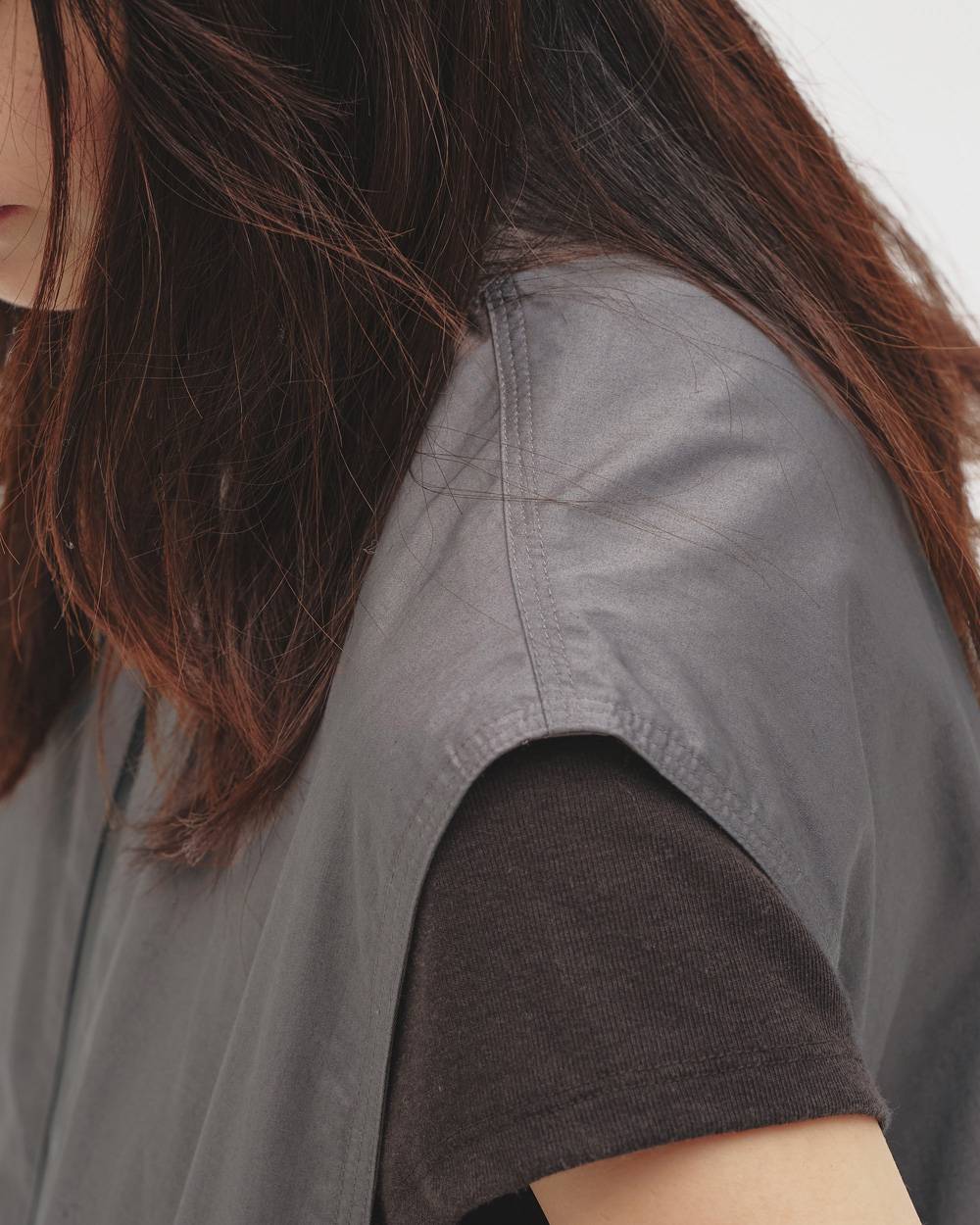 Standcollar Zip Vest Standcollar Zip Vest,スタンドカラージップベスト,12610109,ジップベスト,スタンドカラー,ベスト,ライトアウタ,トップス,todayful,トゥデイフル,lifes,吉田怜香,26aw