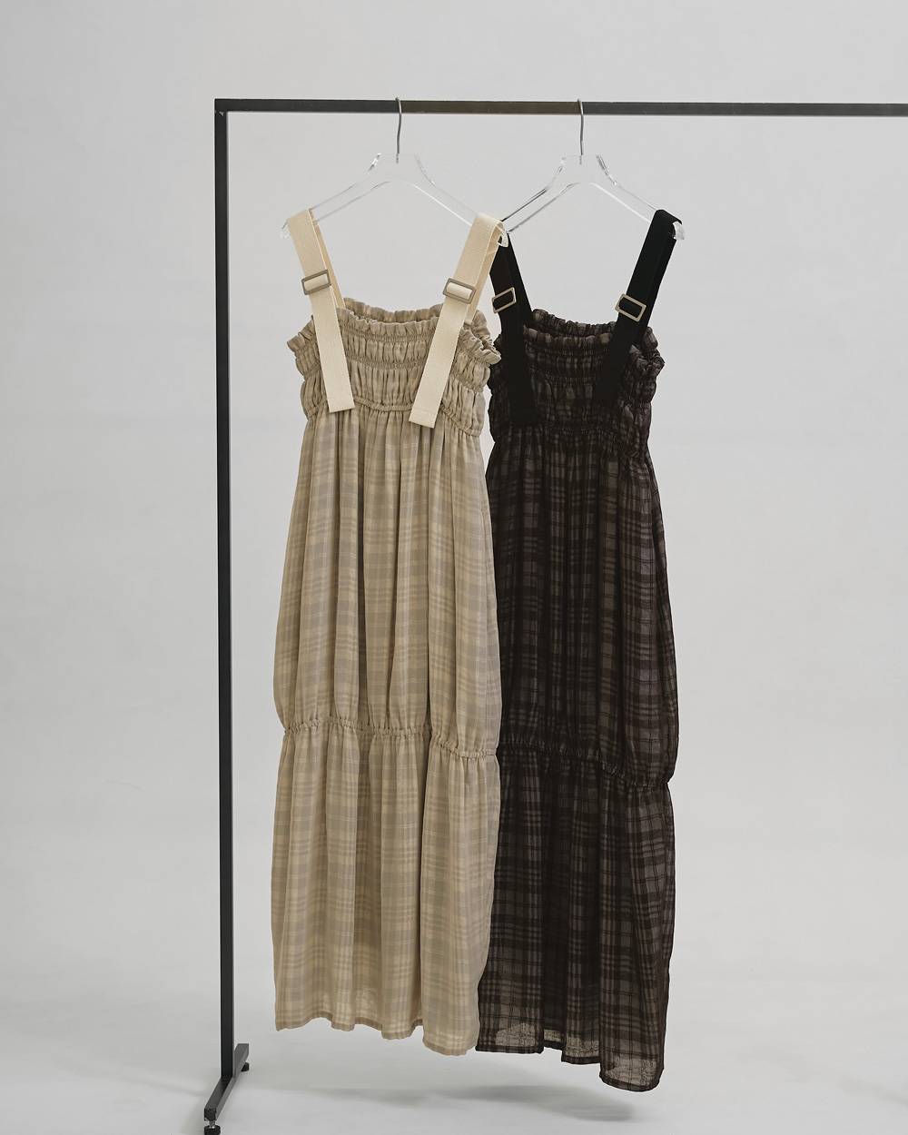 Check Jacquard Dress Check Jacquard Dress,チェックジャガードドレス,12610301,チェック,ジャガード,ドレス,チェックドレス,チェックワンピ,ワンピース,todayful,トゥデイフル,lifes,吉田怜香,26ss