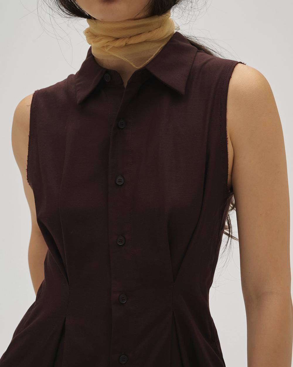 Linen Sleeveless Combinaison Linen Sleeveless Combinaison,リネンスリーブレスコンビネゾン,12610303,リネン,コンビネゾン,オールインワン,ノースリーブ,todayful,トゥデイフル,lifes,吉田怜香,26ss