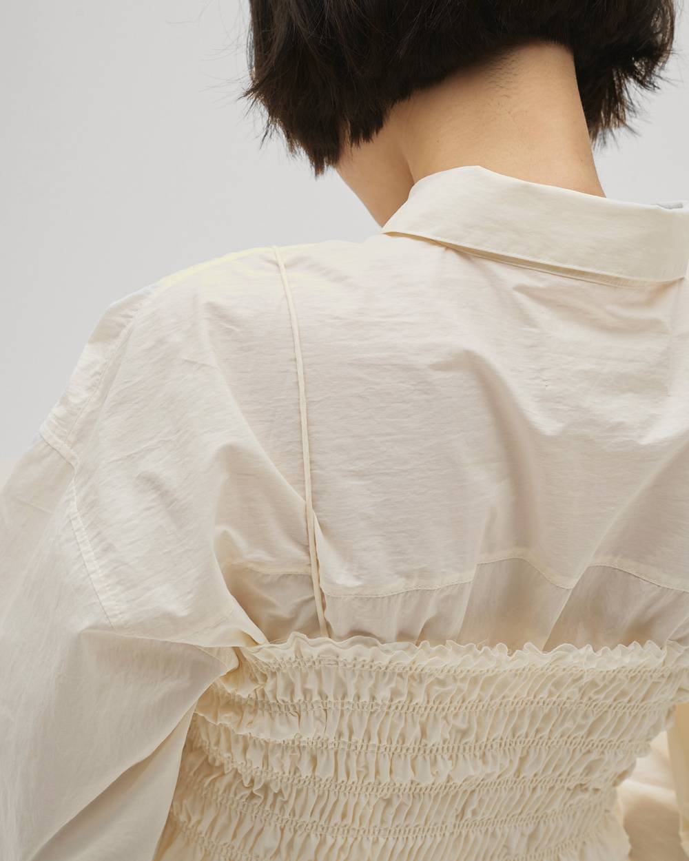 Shirring Bustier Layered Shirts Shirring Bustier Layered Shirts,シャーリングビスチェレイヤードシャツ,12610403,シャーリング,ビステェ,レイヤードシャツ,シャーリングシャツ,シャツ,todayful,トゥデイフル,lifes,吉田怜香,26ss