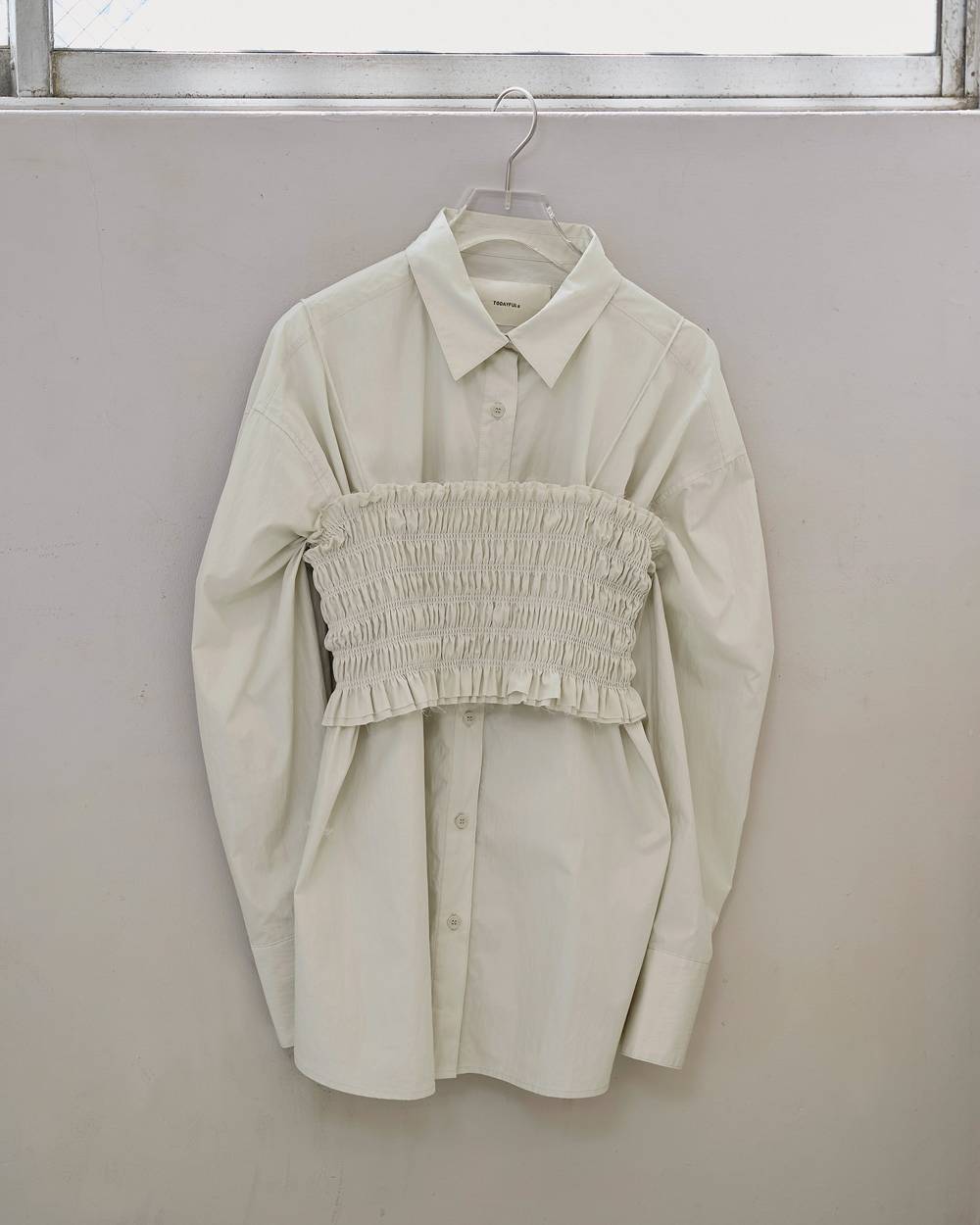 Shirring Bustier Layered Shirts Shirring Bustier Layered Shirts,シャーリングビスチェレイヤードシャツ,12610403,シャーリング,ビステェ,レイヤードシャツ,シャーリングシャツ,シャツ,todayful,トゥデイフル,lifes,吉田怜香,26ss