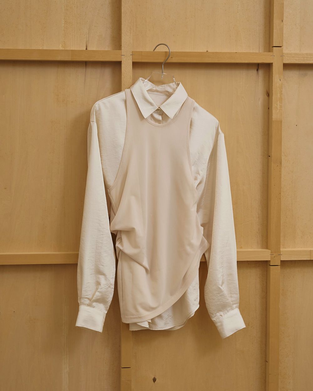 2set Layered Shirts 2set Layered Shirts,2セットレイヤードシャツ,12610404,セットシャツ,レイヤードシャツ,トップス,シャツ,todayful,トゥデイフル,lifes,吉田怜香,26ss