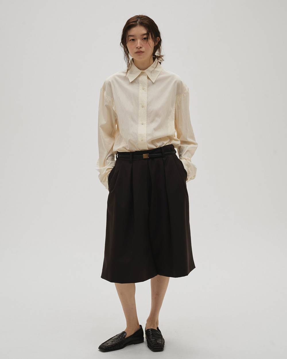 Sidetuck Silky Shirts Sidetuck Silky Shirts,サイドタックシルキーシャツ,12610410,シャツ,シルキーシャツ,サイドタックシャツ,トップ,todayful,トゥデイフル,lifes,吉田怜香,26ss