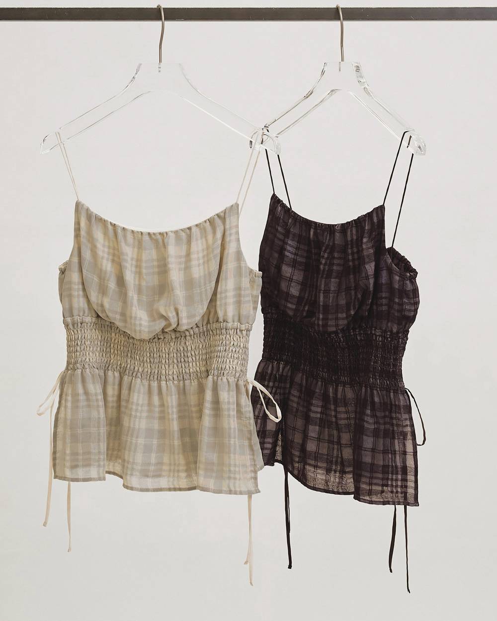 Check Jacquard Camisole Check Jacquard Camisole,チェックジャガードキャミソール,12610412,チェック,ジャガード,キャミソール,トップス,セットアップ,todayful,トゥデイフル,lifes,吉田怜香,26ss
