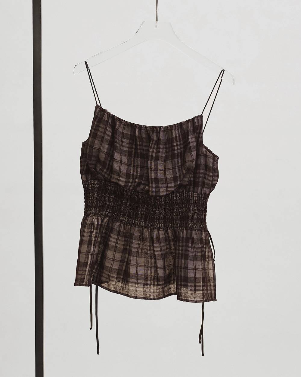 Check Jacquard Camisole Check Jacquard Camisole,チェックジャガードキャミソール,12610412,チェック,ジャガード,キャミソール,トップス,セットアップ,todayful,トゥデイフル,lifes,吉田怜香,26ss