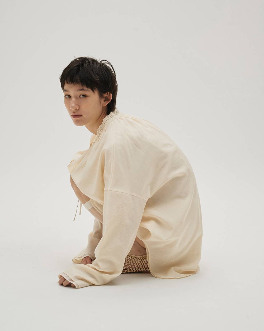 Skipper Silky Shirts Skipper Silky Shirts,スキッパーシルキーシャツ,12610413,シャツ,スキッパーシャツ,チュニック,トップス,todayful,トゥデイフル,lifes,吉田怜香,26ss