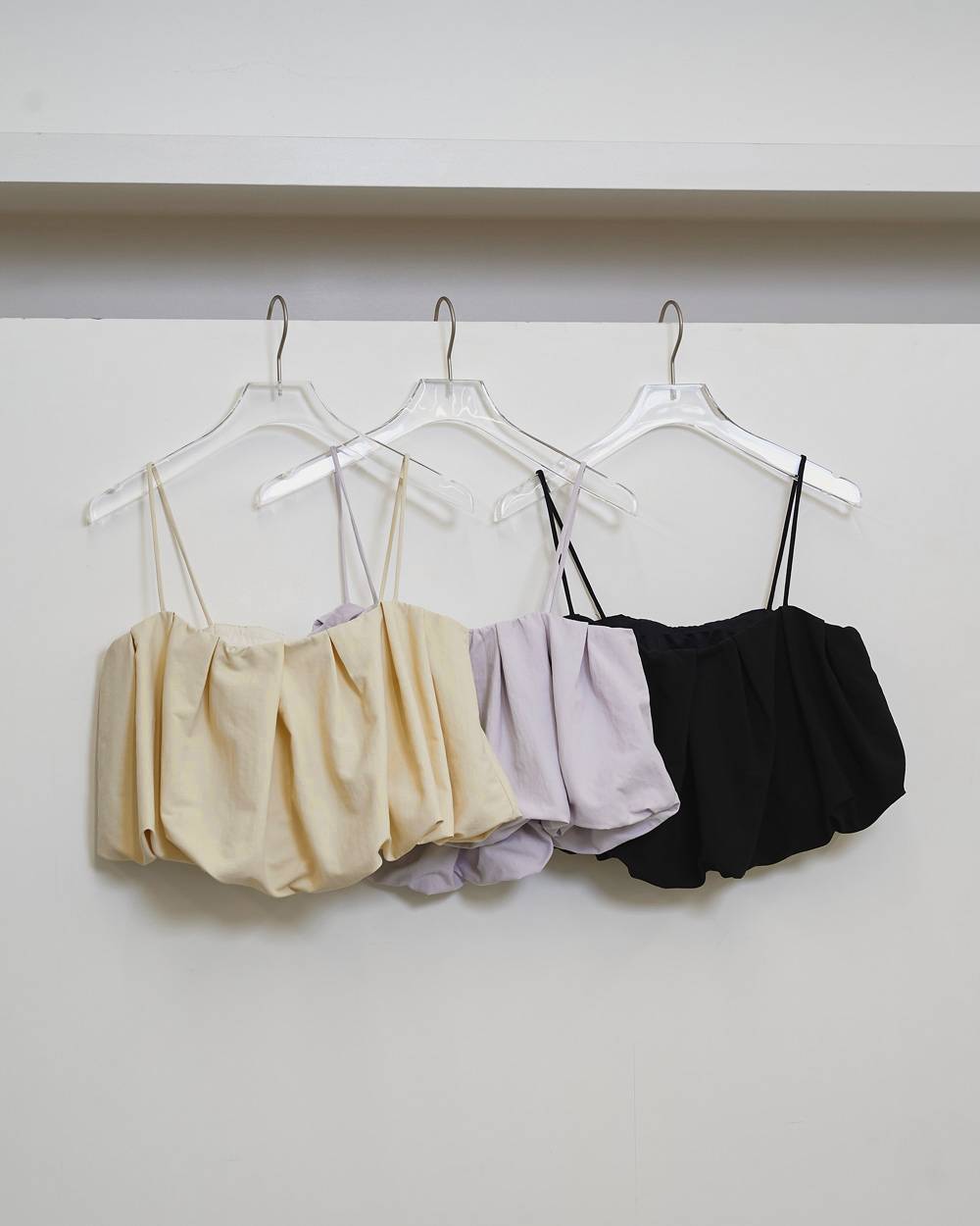 Tuck Balloon Camisole Tuck Balloon Camisole,タックバルーンキャミソール,12610419,バルーンキャミソール,タックキャミソール,キャミソール,トップス,todayful,トゥデイフル,lifes,吉田怜香,26ss