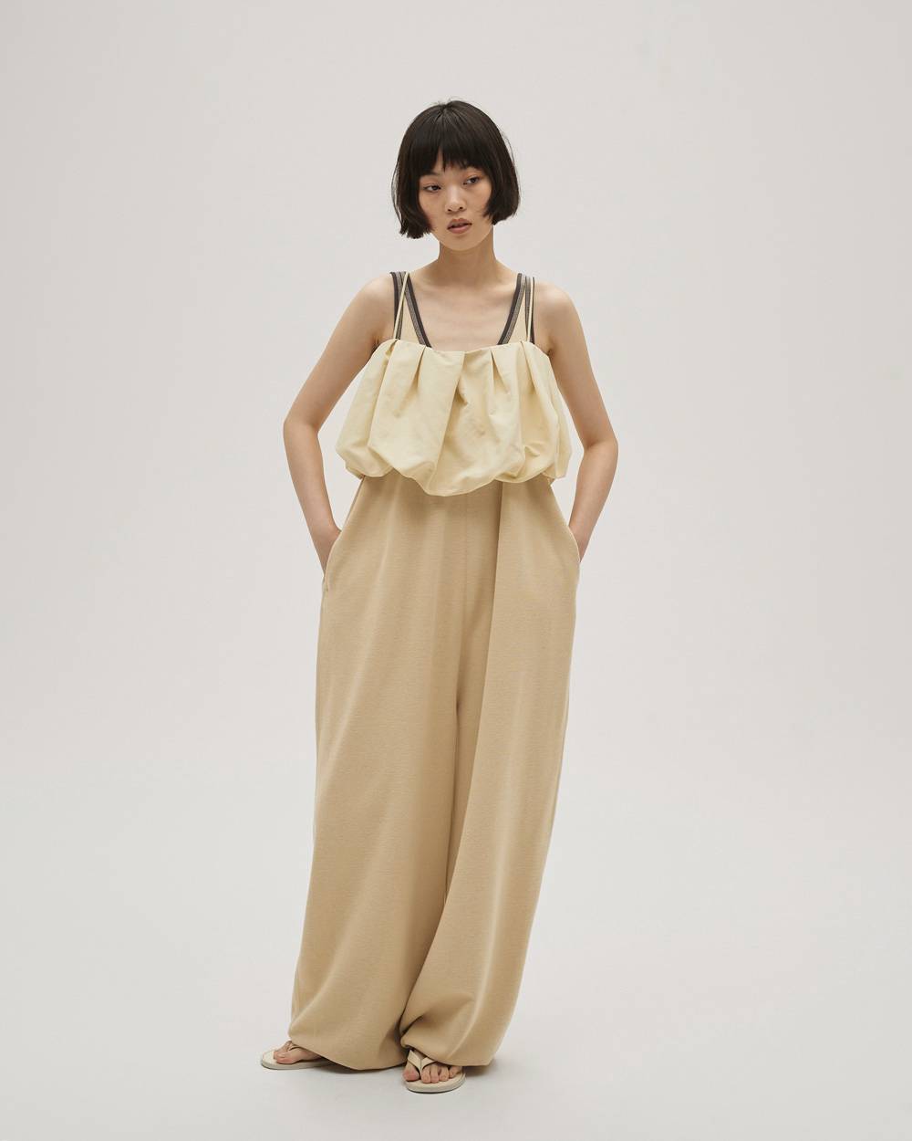 Tuck Balloon Camisole Tuck Balloon Camisole,タックバルーンキャミソール,12610419,バルーンキャミソール,タックキャミソール,キャミソール,トップス,todayful,トゥデイフル,lifes,吉田怜香,26ss